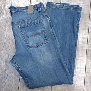 prAna Jeans Mens Size 35x32 Axiom Loose Fit Denim Outdoor Comfort Pants